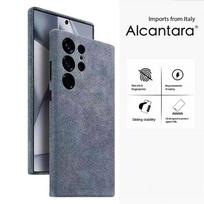 Itališkas Alcantara dėklas Samsung Galaxy S26 S25 S24 Ultra Plus + Magnetinis prabangus odinis dangtelis su Magsafe galiniu dangteliu S26 For S24 Ultra