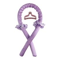 Heatless Hair Curler Long Foam Sleep Curling Rod With Satin No Heat Overnight Waves Maker Lazy Sponge Curls Tool Gentle Damage Free Hair Styling
