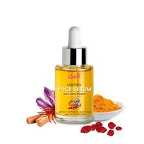 Iba Ubtan Face Serum, 30ml with Turmeric, Saffron & Rosewater for Skin Brightening yellow