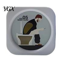 5 Minute Hourglass Timer Toilet Sand Timer, Funny Bathroom with Pooping Man Kitchen Short Term Graphic, Visual Clock for Bathroom, Desk Stress Relief balta