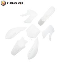 KLX110 motorcycle parts dirt bike plastic Fairing Fender Kit and number plate  For KLX 110 KX65 DRZ110 RM65 balta
