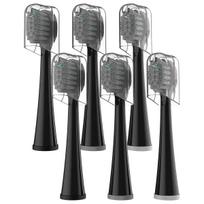 Replacement Brush Head for Waterpik Sonic-fusion 2.0 Toothbrush, Compact, White, Pack of 3, Soft Bristles