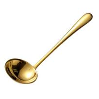Nerūdijančio plieno šaukštas didelis karšto puodo sriubos samtis ramen makaronų semtukas ilga rankena valgomasis šaukštas virtuvės įrankis S beige
