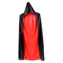Cloak, Death , Grim Cowl for Party Cosplay Double Sided Hood   black