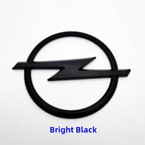 145mm 3D ABS Black/Silver HERS45U Car Front Grille Hood Bonnet Emblem Rear Trunk Badge Logo Sticker For Opel Astra Insignia Corsa Zafira 145mm X 115mm&1pcs Opel Badge