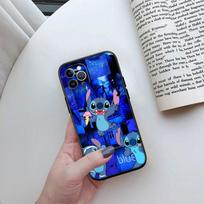 Animacinis Stitch dėklas telefonui Motorola Moto Edge 60 60s 70 G86 G56 G54 E14 G04S G45 G54 G64 Pro Power Neo Fusion Motorola Moto G86 blue