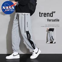 NASA MARVEL vyriškos laisvalaikio laisvo kirpimo sportinės kelnės M gray