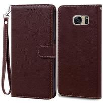 S7 Or S7Edge Case For Samsung Galaxy S7 Case Leather Wallet For Samsung S7 Edge Case Flip Cover For Samsung S7 S 7 Edge Fundas For Samsung S7 black