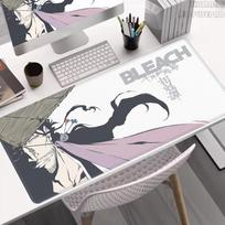 Bleach Shunsui Kyoraku Large Anime Desk Mat Big Mouse Pad Luxury Desktop Cartoon Gaming Gamer Keyboard Office Computer Cushion 800x300x3mm
