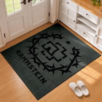 Rammstein Carpet Door Mat for Living Room or Bedroom Protective Mat Under Chair Office Decoration Christmas Gift Birthday Present 60cmx90cm