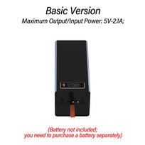 Detachable No Welding 32 Cells 18650 DIY Power Bank Shell Kit Wireless Charging Large Capacity Module For 18650 Lithium Battery