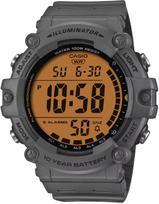 CASIO Standard Digital Watch AE-1500WHC-8AV Mens Dark Gray Orange LCD Overseas Model black