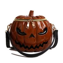 Style Novelty Pumpkin Pvc Handbag With Zipper Pocket For Daily Use ruda