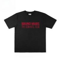Bruno Mars  The Romantic Tour  Classic Black T-Shirt | Pop Music Fan Unisex Tee 3XL black