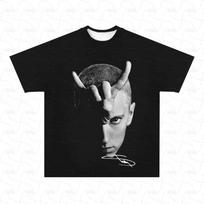 Rap God Eminem  Retro Graphic Couple T-Shirt Men's Hip Hop Clothing Y2k Unisex Fashion Oversize AJAX Gangster Top for Rappers 4XL gray
