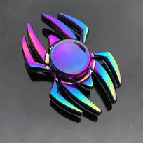 Metalinis Fidget Spinner Vaivorykštės Spalvos Rankinis Spinner EDC Dėmesio Streso Malšinimo Žaislas Nerimo Malšinimo Fidget Spinner Žaislas Vaikams Suaugusiems black