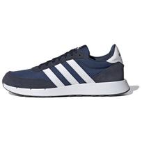 Adidas Neo Run 60s 2.0 Neslystantys ir pralaidūs kvėpuoti žemi bėgimo bateliai Unisex Mėlyni sportbačiai JS3022 38 white