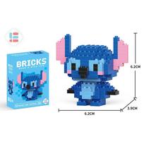 Disney Anime Princesė Konstruktoriai Stičas Mikis Peliukas mini Veiksmo žaislinės figūrėlės Kaladėlės Žaislai Kaladėlės Surinkimo Žaislai Vaikų Dovanos With Box