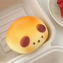 Cute Bread Squishy Slow Rising Squeeze Fidget Toys Funny Stress Relief Anti-stress Pinch Mochi Squishy Toy For Kids Party Gift orange