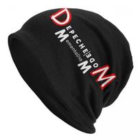 Custom Depeche Cool Mode Electronic Rock Beanie Cap Unisex Winter Warm Bonnet Femme Knit Hats Outdoor Skullies Beanies Caps Beanies Hat black
