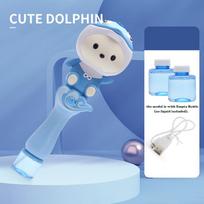 Sunflower Bubble Machine Swing Electric Automatic Bubbles Maker Pomperos Soap Blower Party Outdoor Playthings ideal for Children Gifts blue