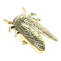 Creative Cicada Rings Jewelry Accessory Fashionable Irregular Finger Rings Charm 1 beige