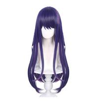 High-quality Oshi No Ko Hoshino Ai Cosplay Wig With Realistic Scalp And Long Blue-purple Hair Purple,75 blue