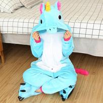 Gyvūnų katės Tigras Kigurumi Vienaragis Onesie suaugusiems paaugliams, moterims, vyrams, pižamoms, juokingoms flanelinėms, šiltoms, minkštoms miegui. 100cm white