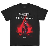 Assassins Creed Shadows Graphic Tee Unisex Short Sleeve Shirt Unisex T-Shirt XXL red
