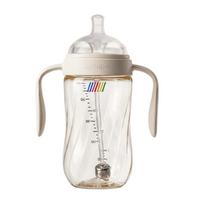 Bebebus PPSU Krūties formos kūdikio buteliukas 300ml white