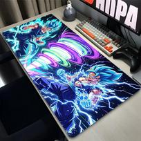 Colorful Extended Mouse Pad Large ESports Game Mat Dbz Keyboard Pad Office Computer Desk Mat Dragon Ball Popular Anime Mausepad 800x300x2mm blue