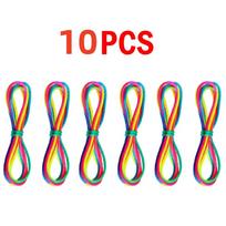 Classic 5-20pcs Rainbow Color Cradle Rope Finger Game Rope Line Toy Rope Hand Rope Puzzle Game Create Toy Supplies red