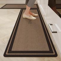 Virtuvės kilimėlis neslystantis vandeniui atsparus TPE putplasčio kilimas tamsiai rudas nuo nuovargio saugantys grindų kilimėliai virtuvei 40X120CM (1.3X3.9FT