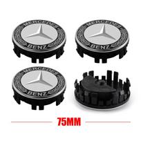 75mm Plaukiojantis Ratlankio Dangtelis Ratlankių Centrinis Dangtelis Mercedes Benz G S R C E B A Klasėms GLA GLK c180 E300 s200 W206 DA1 T1 gray