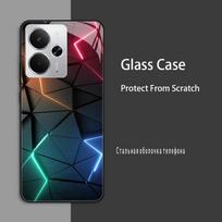 Tempered Glass Cases For Realme 14 5G Case Hard PC Phone Back Cover for Realme 14 5G Global Protection Shells Realme14 5G 2025 For Realme 14 5G black
