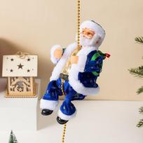 Extra Large Electric Bead Climbing Santa Claus Ladder Toy Black-footed bead