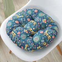 Apvalus Futon Tatami Grindų Pagalvėlė - Sustorinta, Nemokamas Pristatymas, Langų Nišos Audinys, Sėdynė su Atlošu 30x30cm