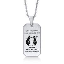 Waterproof Stainless Steel Dog Tag Necklaces for Men BFF Jewelry,Free Custom Birthday Graduation Father's Day Gifts to Him (as the picture,55cm) white