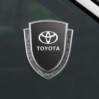 Auto car Door Trunk Fender Decoration Shield Protective Sticker For Toyota Yaris Camry Corolla Prius Prado CHR RAV4 crown verso juoda
