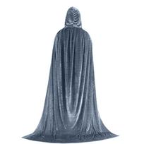 Unisex kūdikio Helovino apsiaustas, raganavimo chalatas, pelerinos vakarėlis, cosplay viršutinių drabužių palaidinė 130 gray