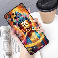 Buddha phone case Cover For Samsung Galaxy S24 S25 Ultra S21 S22 Ultra S10E Note 10 Plus Note 20 FE S23 For S20fe(S20lite) white