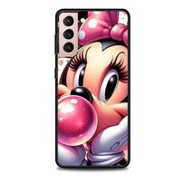 Minnie Mouse dėklas Samsung Galaxy S23 S10e S10 S21 FE S22 S9 S24 Ultra S20 Plus telefonui, minkštas juodas TPU telefono dėklas, buferis Samsung S24