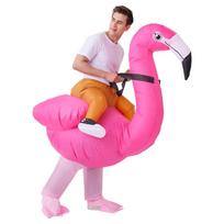 Pripučiamas dinozauro kostiumas Helovino vakarėliui ir Cosplay 120-140CM pink