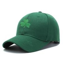 Irish Clover Baseball Cap Embroidered Sponge Mesh Caps Men'S And Women'S Outdoor Shade Sun Hat Festival Gift 56-58cm blue