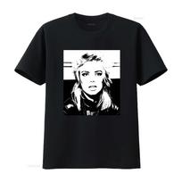 Kim Wilde Retro Punk Rock English Wave Singer Musician T Shirt S 4XL vintage Washed Casual Vers L black