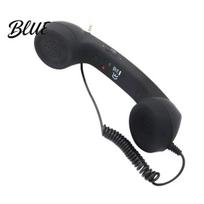 3,5 mm telefono ragelis Senovinis imtuvas mobiliajam telefonui, C tipo laidinis rankinis telefono ragelis, Retro ragelis, Universalus išmanusis telefonas
