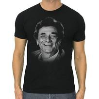 Peter Falk Columbo Black and White Portrait T-Shirt M