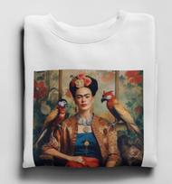 Frida Kahlo Inspired T shirt | Art T shirt | Women Artists | Unisex | Bohemian 150 gray