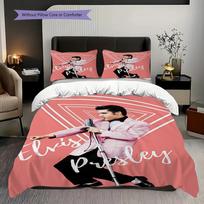 Elvis Presley Jailhouse Rock Threepiece Set 1 Duvet Cover 2 Pillowcase Without Core Soft And Comfortable Duvet Cover And Pillowcase 200x200cm