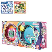 Bandai Tamagotchi Paradise Orange Tropics Set with Okojocchi and Parorocchi Tama Lab Bonus Stickers Ages 6 Up